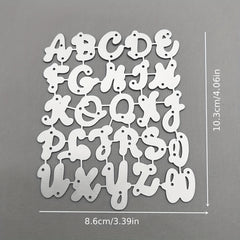 Alphabet Number Symbol Metal Cutting Dies for Card Decoration DIY Scrapbooking