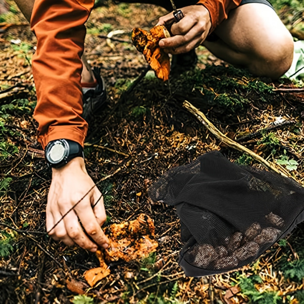 Foldable Mushroom Bag Strap Storage Pouch