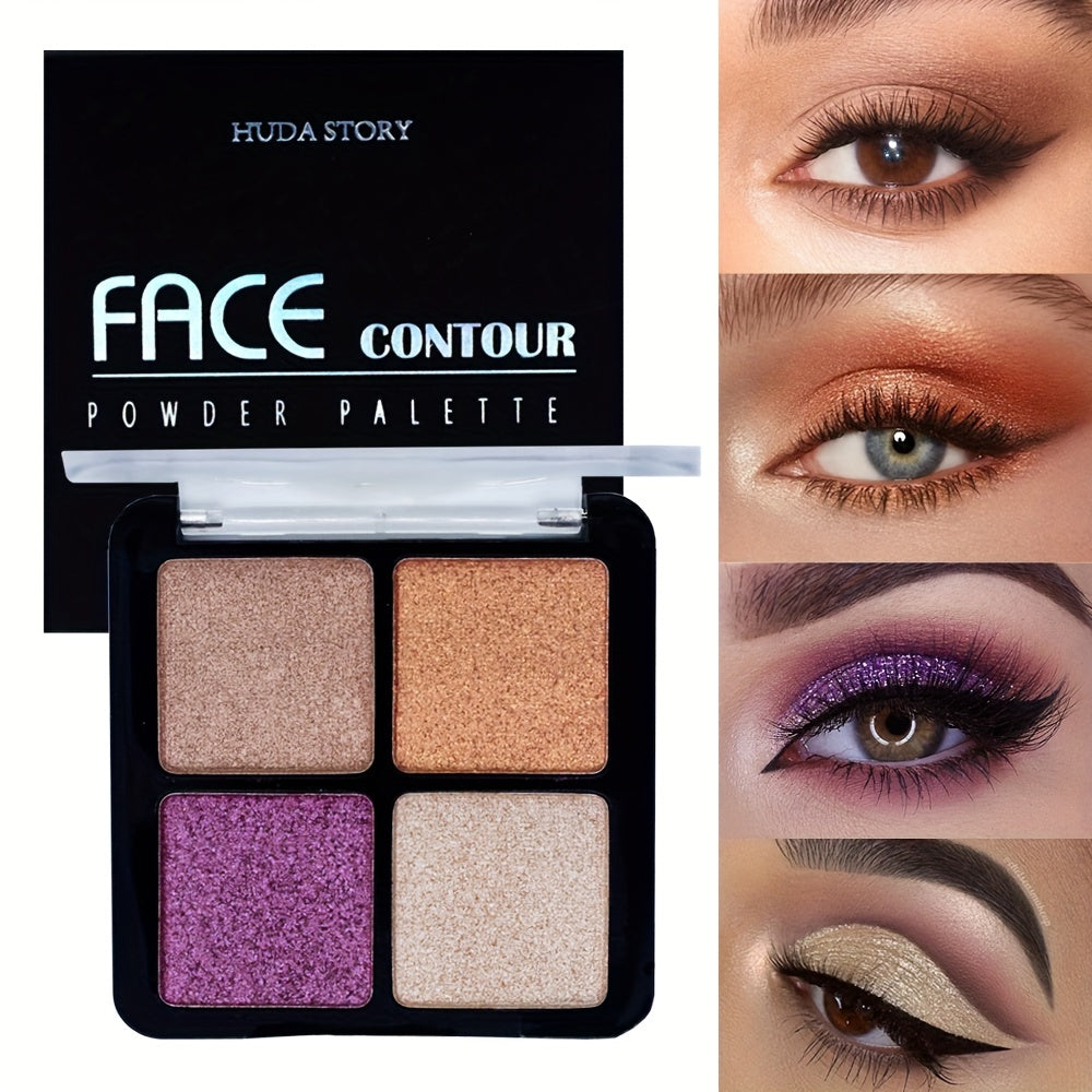 Earth Pearly Matte Glitter Palette for Wild Style Makeup