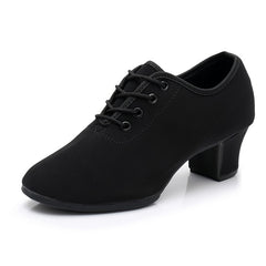 Women's Lace Up Soft Sole Latin Jazz Dance Shoes
