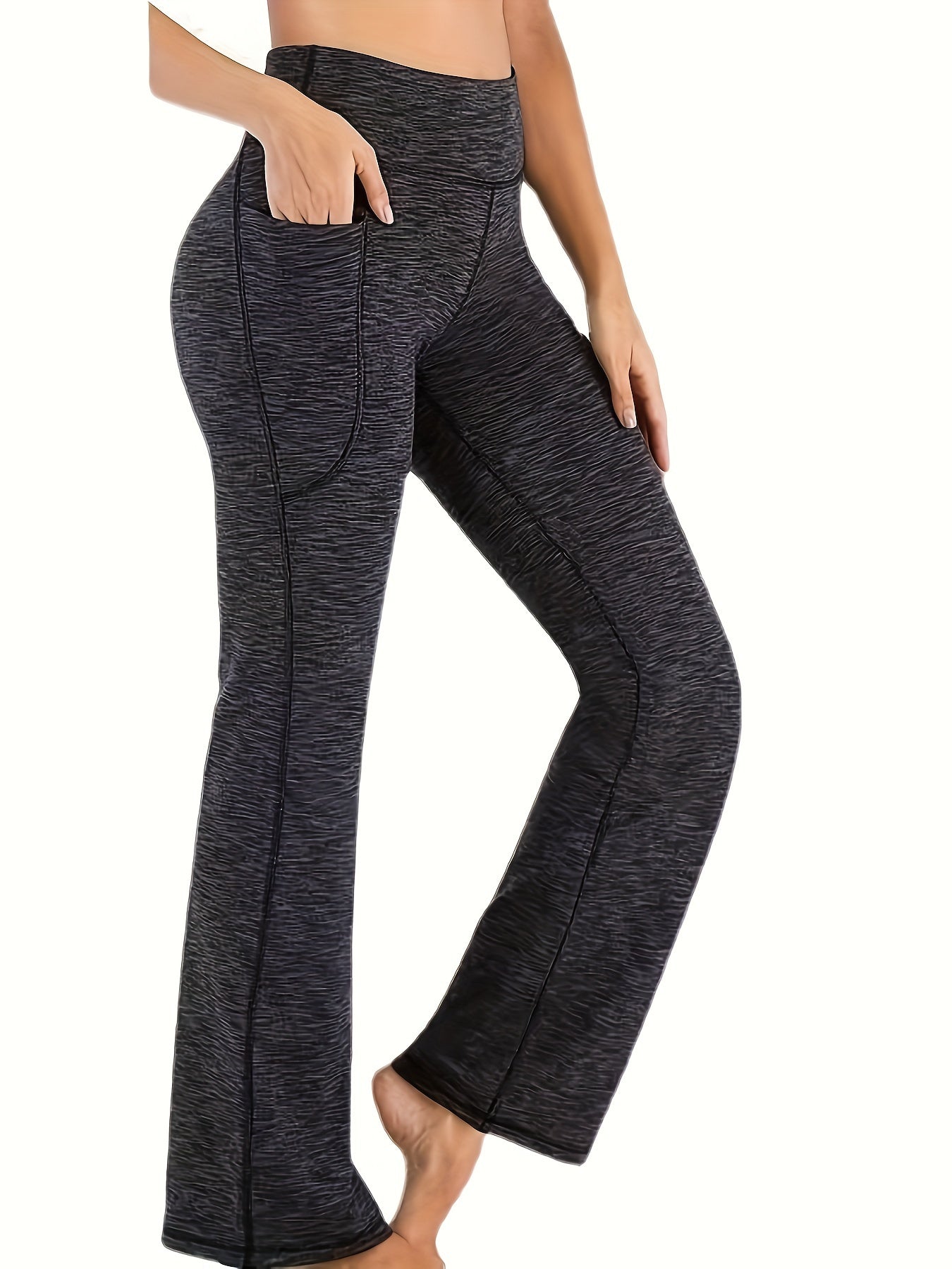 High Waist Yoga Pants Butt Lifting Flared Leggings Women's Activewear