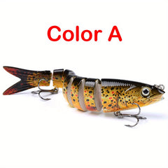 8 Segment Jointed Crankbait Swimbait Fishing Hard Bait Realistic Sinking Action
