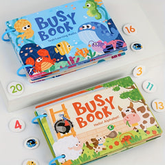 Interactive Gel Vehicle Busy Book for Kids - Enhances Cognitive Skills
