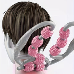 9 Wheel Muscle Roller Foam Stick&Spiky Massage Ball for Deep Muscle Relief