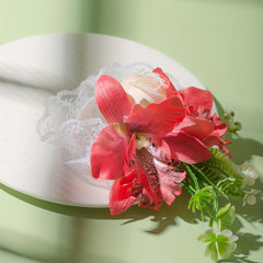 Pastoral Style Flower Wristband Lace Strap Women's Decoration