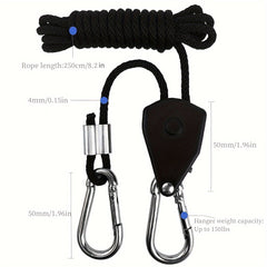Outdoor Camping Pulley Adjuster with Tent Wind Rope