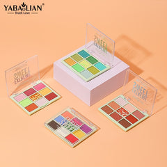 Smokey YABAOLIAN Eyeshadow Palette 9 Colors Eye Makeup Palette