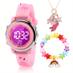 Brynnl Kids Waterproof Digital Watch with 3D Cartoon Design