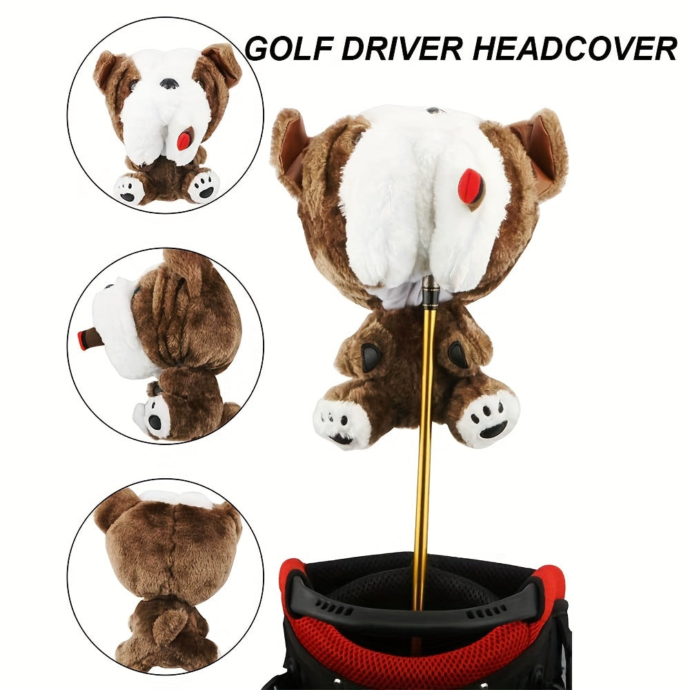 Puppy Shape Golf Club Driver Headcovers - Creative Headcover for Golf Clubs