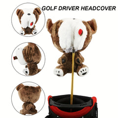 Puppy Shape Golf Club Driver Headcovers - Creative Headcover for Golf Clubs