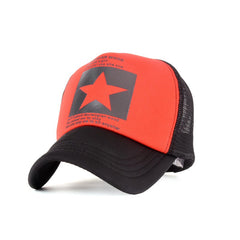 Pentagram Print Men's Casual Baseball Mesh Cap
