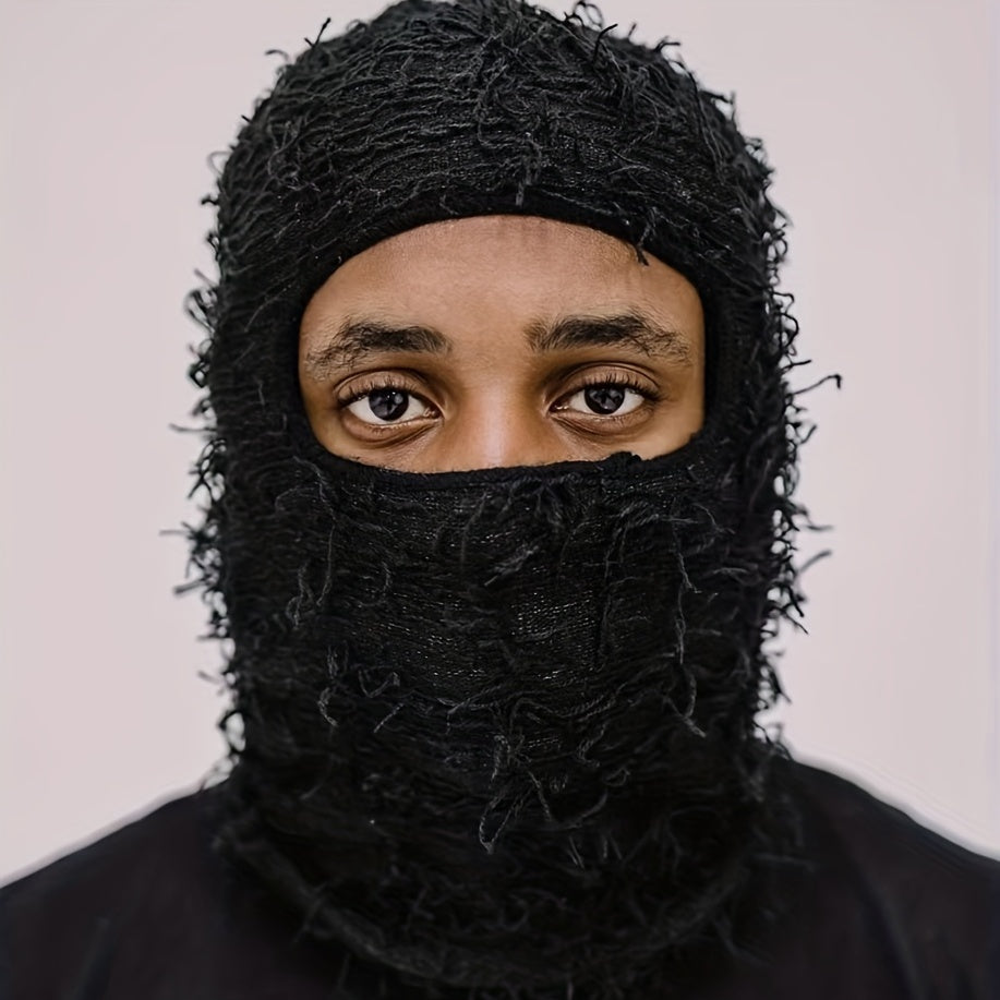 Camouflage Wool Balaclava Hat Knit Headgear
