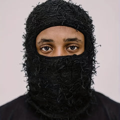 Camouflage Wool Balaclava Hat Knit Headgear