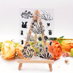 Animal Plant Clear Stamp Silicone Stamp For Scrapbooking DIY Card Making