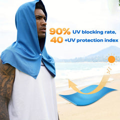 Cooling Hoodie Towel Absorbent Quick Drying Cooling Towels For Neck And Face