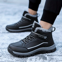 Women's Winter Walking Shoes Non-Slip Warm Plush Inner Comfort Hiking Shoes