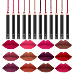 VERONNI Nude Matte Lip Liner Pencil Waterproof Sweatproof Correcting Lip Pen