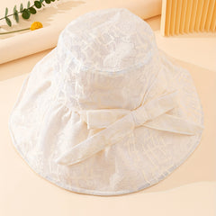 Lace Bucket Hat UV Protection Beach Hats Women
