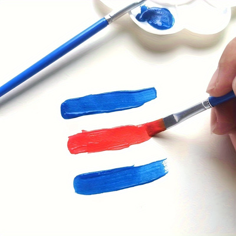 Plastic Rod Painting Pen Hook Line Pen Flat Head Brush Pigment Pen 2 54 Cm