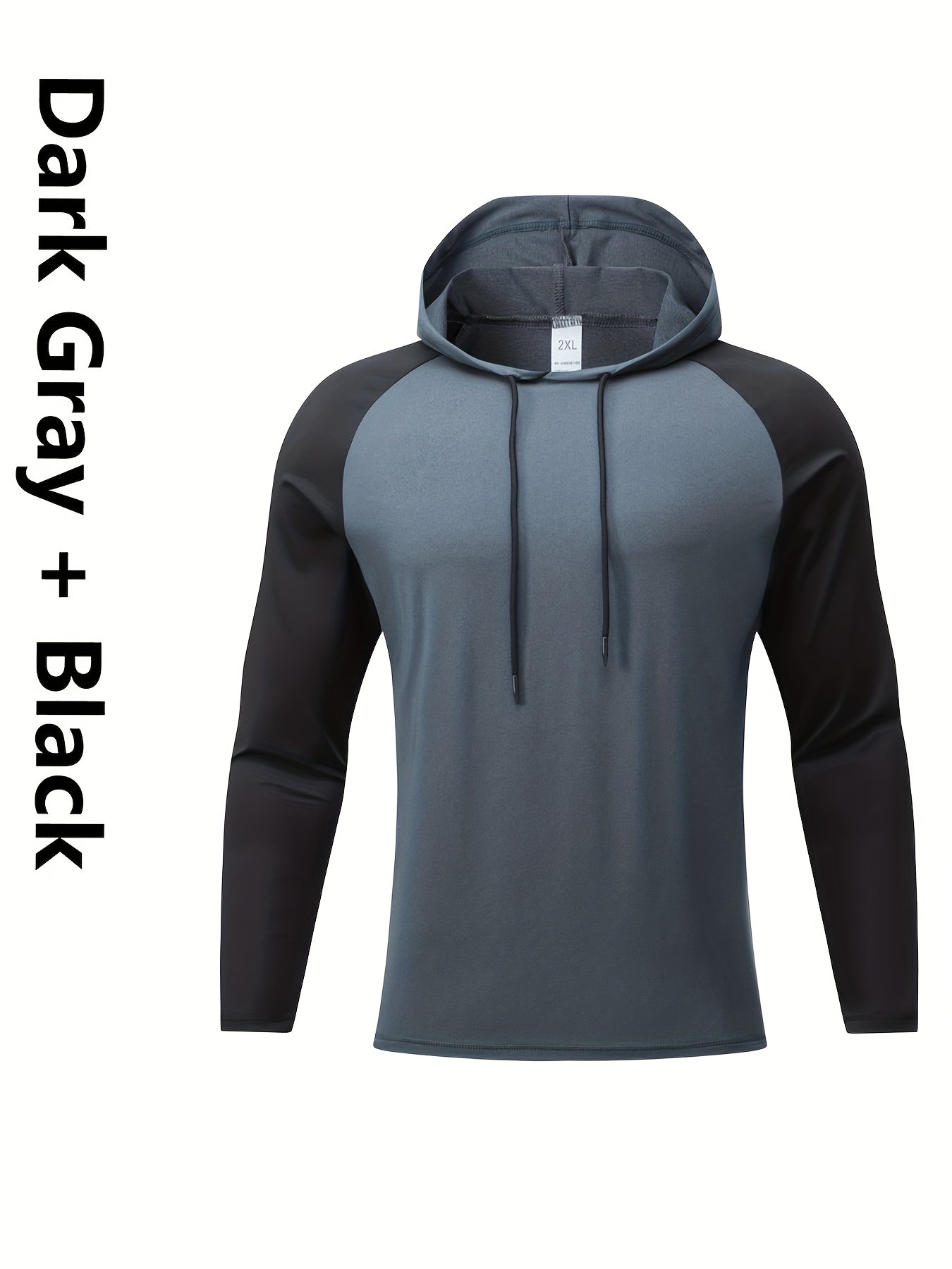 Men's Long Sleeve Hoodie Sport Sweatshirt Quick Drying Sportswear