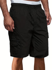 Men's Lightweight Cargo Shorts Breathable Flap Pocket Work Pants
