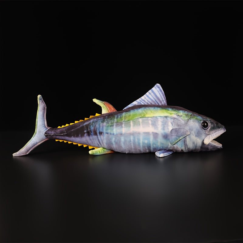 BLUESLEMON Tuna Plush Toy Realistic Ocean Themed Stuffed Animal
