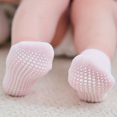 6 Pairs Anti Slip Baby Socks, Ankle Grip, Girls Boys
