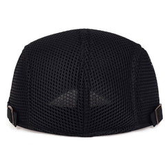 Men's Breathable Beret Hat for Summer Weather