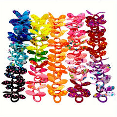 20pcs Rabbit Ears Hair Accessories Hair Ties For Kids