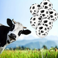 50 Cow Print Balloons 12 Inch for Cow Themed Party