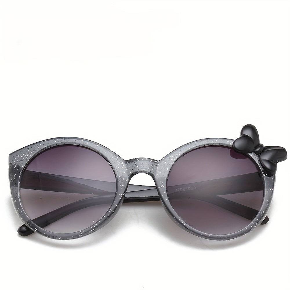 Y2K Bow Decor Sunglasses UV Protection for Girls