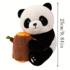 4 Style Panda Plush Toys 9 84in Soft Stuffed Animals Bamboo Stump Leaf Pillow