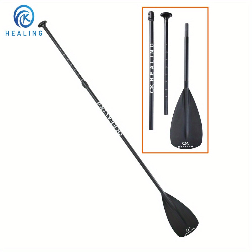 3-Section Fiberglass Shaft Boat Oar Paddle for Surfing