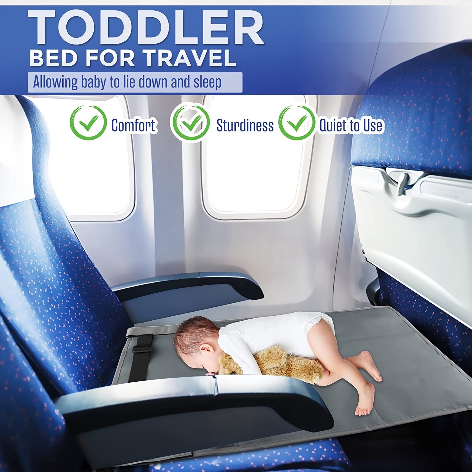 Airplane Seat Extender & Toddler Travel Bed