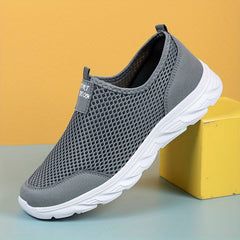 Men's Breathable Mesh Walking Shoes Slip On Sneakers