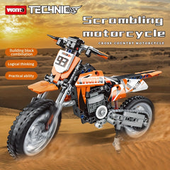 WOMA Building Off Road Motorcycle Model Puzzle Toy for Boys