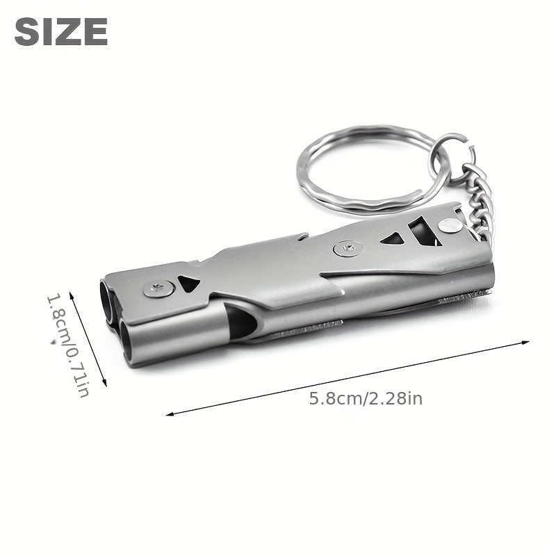 Emergency Whistle with Keychain for Outdoor Safety