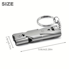 Emergency Whistle with Keychain for Outdoor Safety