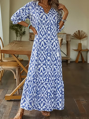 Casual Layered Maxi Dress for Women