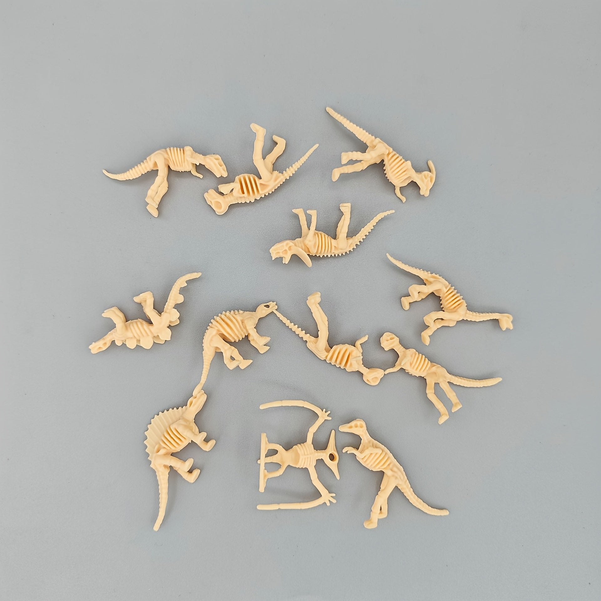Mini Dinosaur Skeletons Set - 18pcs Realistic Figures