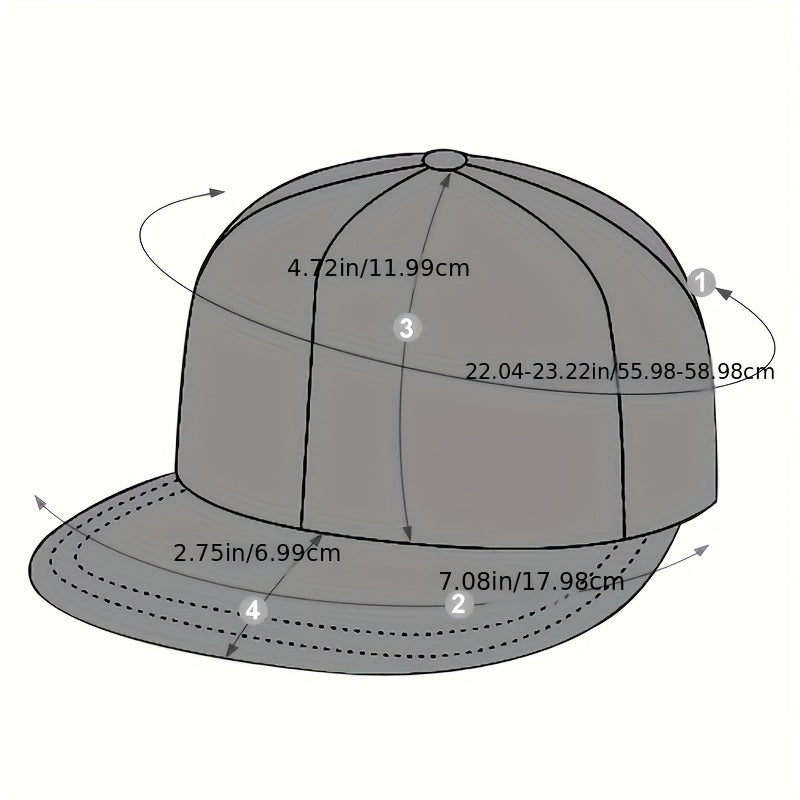 Men's Portrait Print Baseball Cap For Outdoor Sport