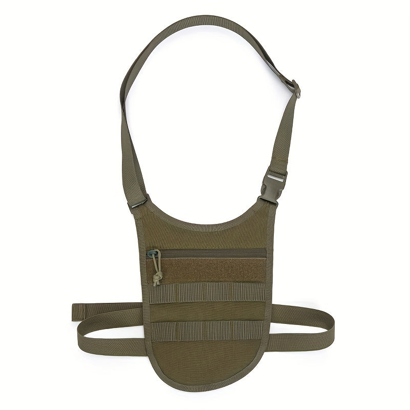 Anti Theft Shoulder Bag Hidden Molle Pockets & Waist Band