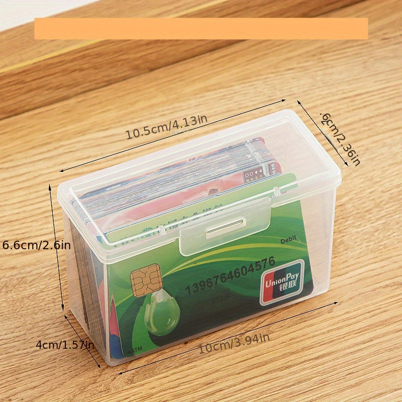 Mini Transparent Storage Box for Pills Earphones Jewelry