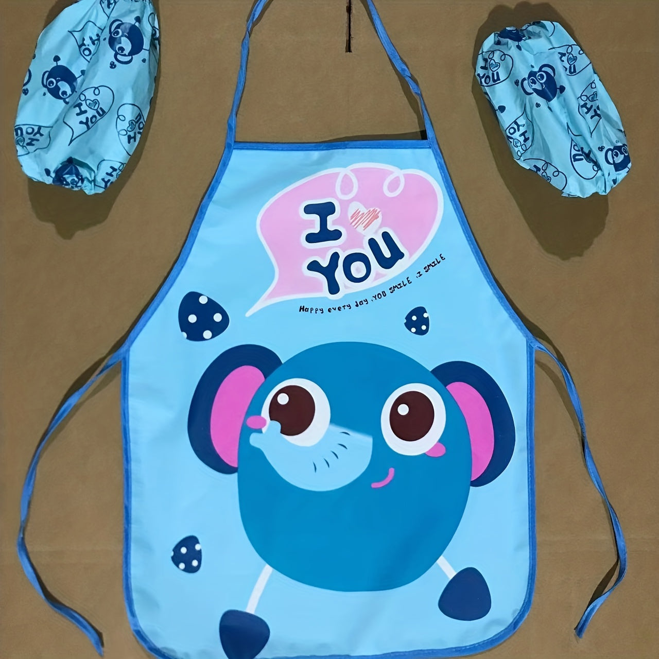 Cartoon Apron Housework Bib Painting Waterproof Sleeveless Blouse