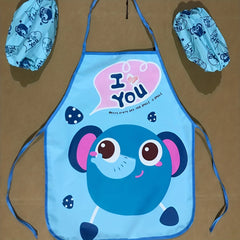 Cartoon Apron Housework Bib Painting Waterproof Sleeveless Blouse