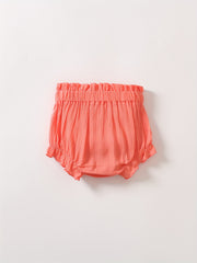 Toddler Baby Girl Boy Bloomer Shorts Ruffle Waist Loose Pants