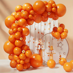 85pcs Orange Latex Balloon Garland Arch Set Party Decoration Supplies