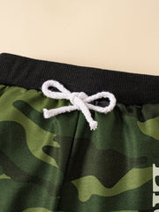 Baby Boy Camo Hooded Sweatshirt & Trousers Set