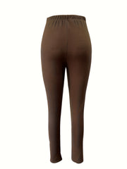 Stretchy Elastic Waist Skinny Leggings for Women