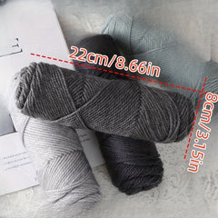 4pcs Wool Thread for Knitting Crocheting Scarf Hat Sweater Yarn